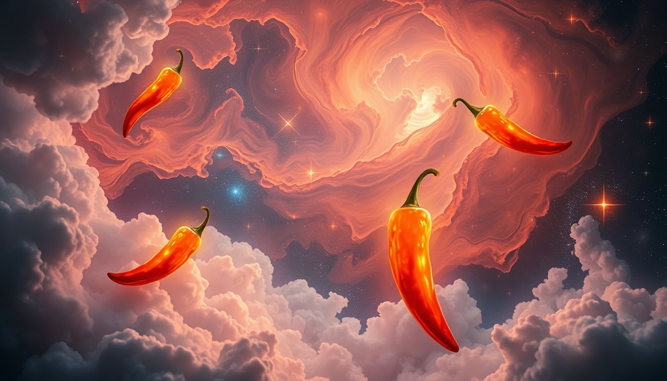 Papryczki chili we śnie symbolizują pasję i intensywne emocje.