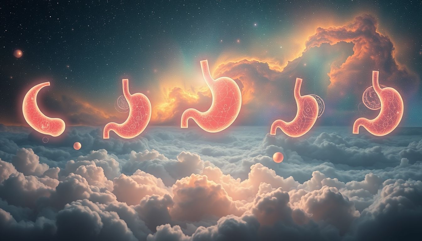 Sny o chorobach żołądka symbolizują emocjonalne napięcia i stres.