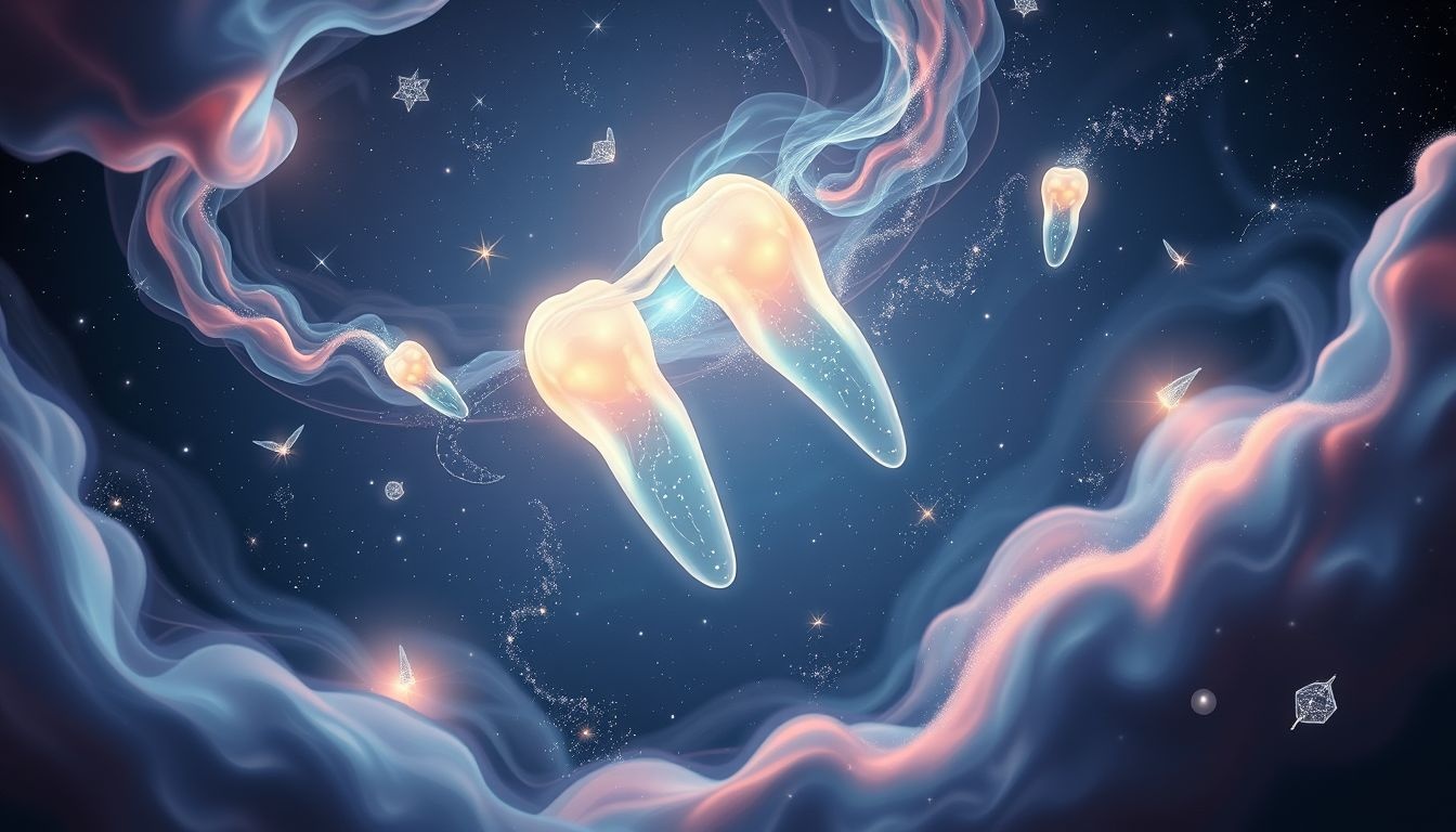 Wypadające zęby u dentysty symbolizują utratę kontroli.