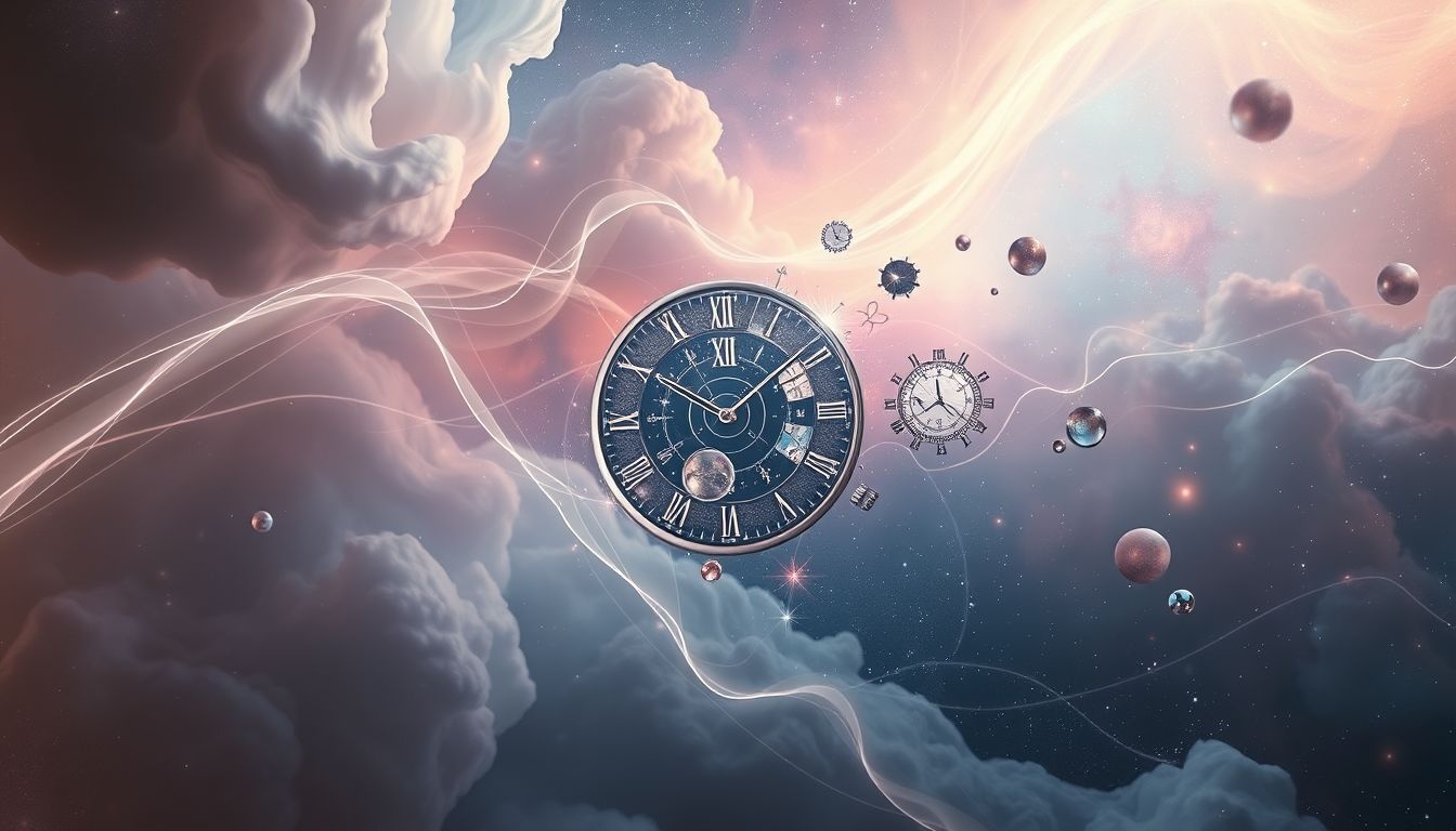 Zegar symbolizuje upływ czasu i lęk przed przemijaniem.