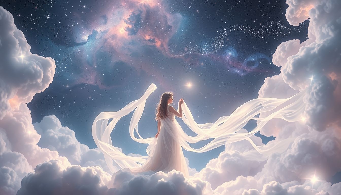 Farbowanie jedwabiu na biało symbolizuje oczyszczenie i nowe początki.