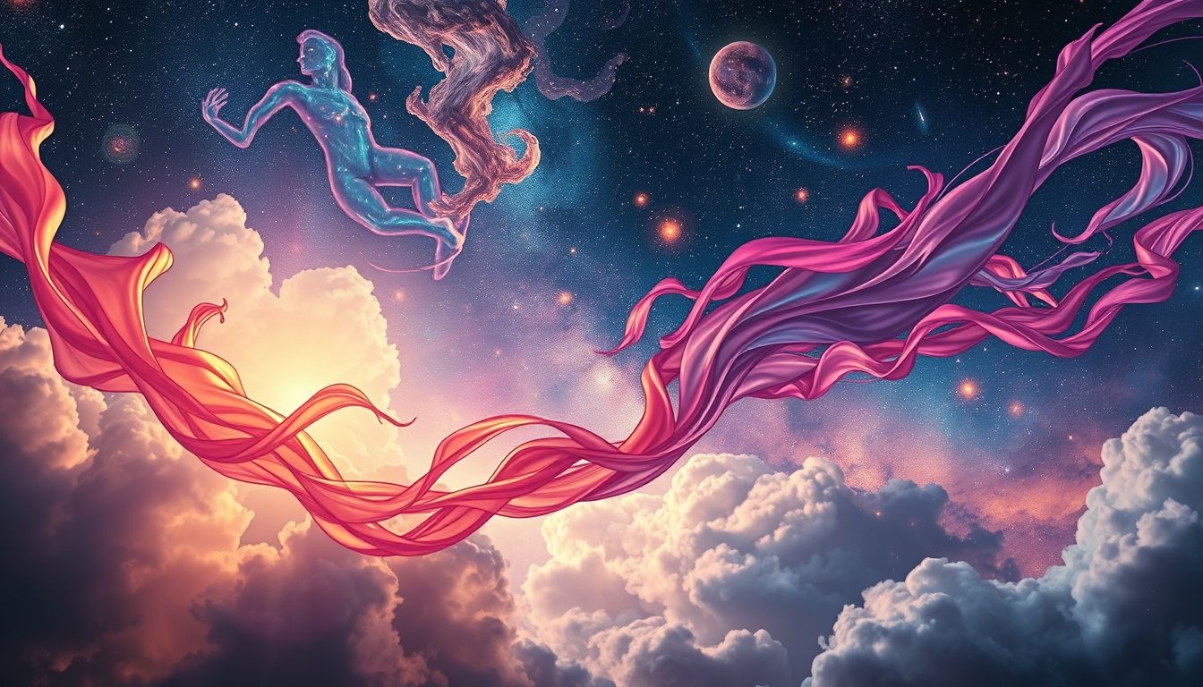 Kłótnia z farbiarzem jedwabiu symbolizuje wewnętrzne konflikty emocjonalne.