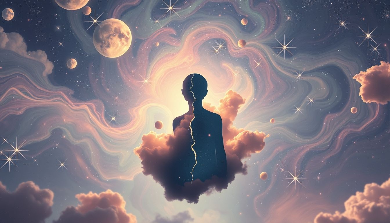 Bezgłowość symbolizuje skrajne wypalenie zawodowe i chroniczny stres.