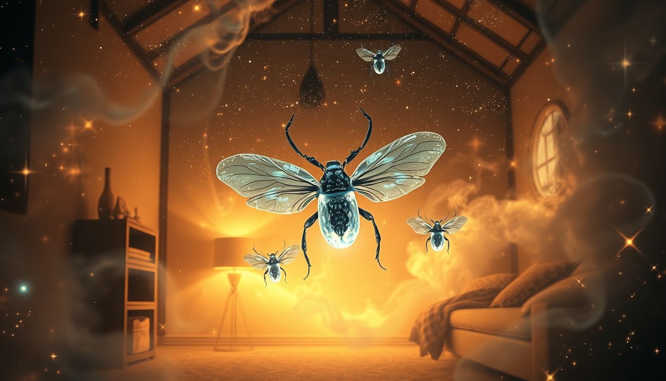 Chrabąszcz w domu symbolizuje nadchodzące zmiany i nowe możliwości.