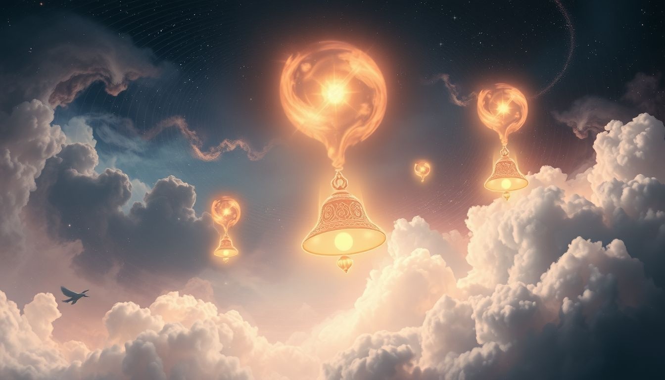 Dzwony kościelne symbolizują wezwanie do duchowej refleksji i ostrzeżenie.
