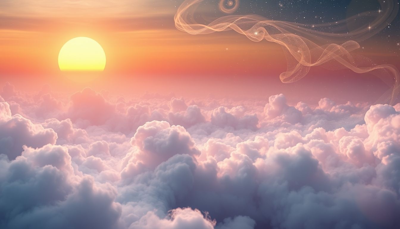 Zachód słońca z zwierzętami symbolizuje harmonię i zakończenie.