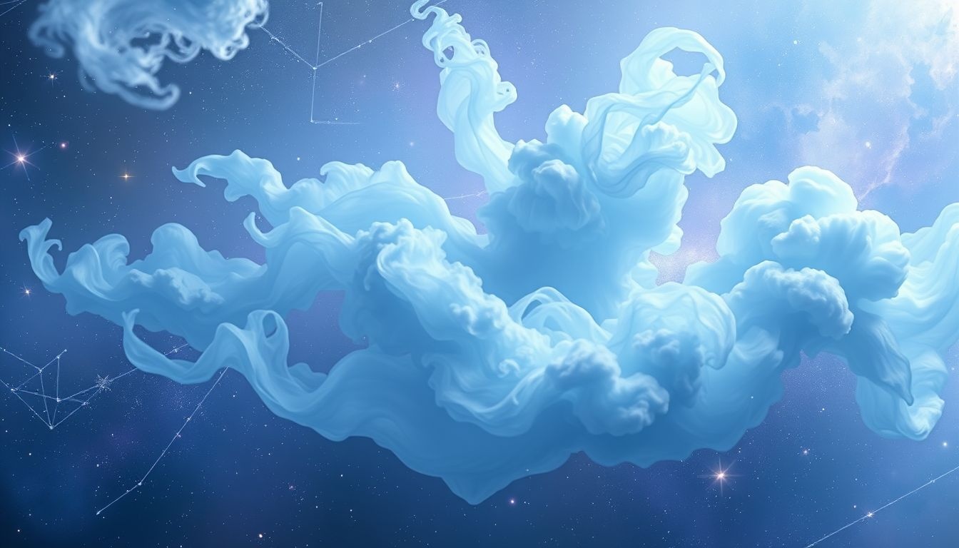 Niebieska wata cukrowa symbolizuje spokój i melancholijną harmonię.