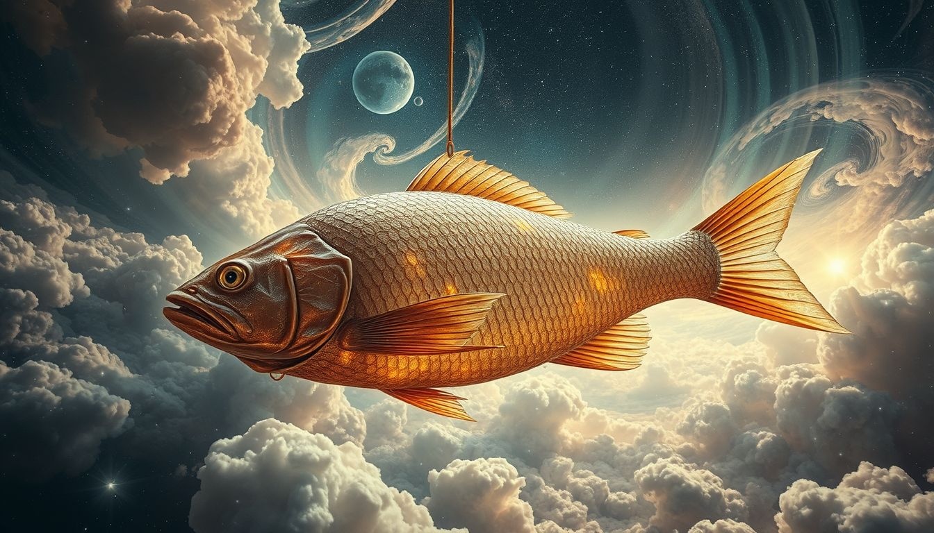 Ogromna suszona ryba symbolizuje zawyżone, nierealistyczne oczekiwania w snach.