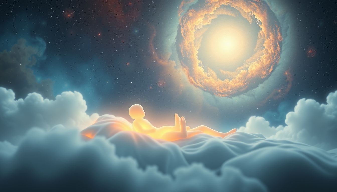 Półka na nogi koło łóżka dziecka symbolizuje ochronę i wsparcie.