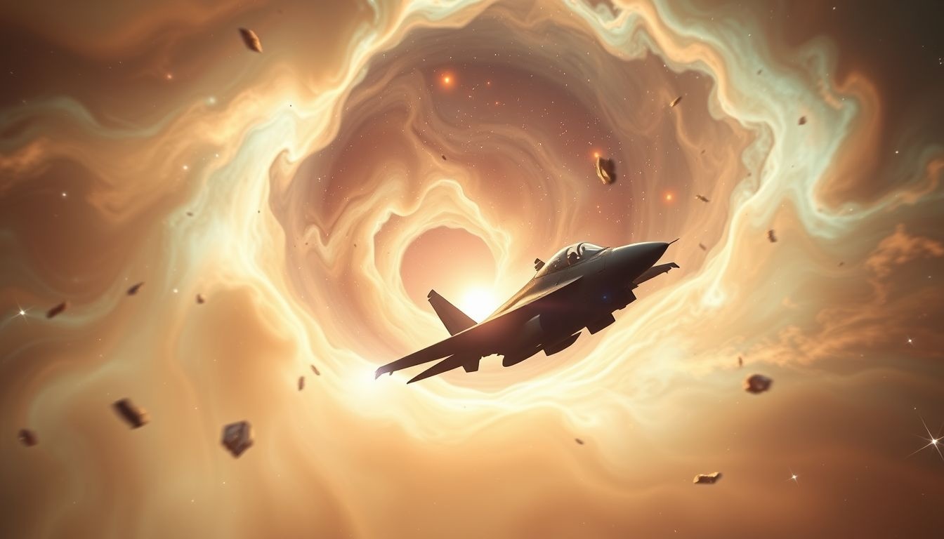 Sen o myśliwcu w tunelu symbolizuje ukryte konflikty i determinację.