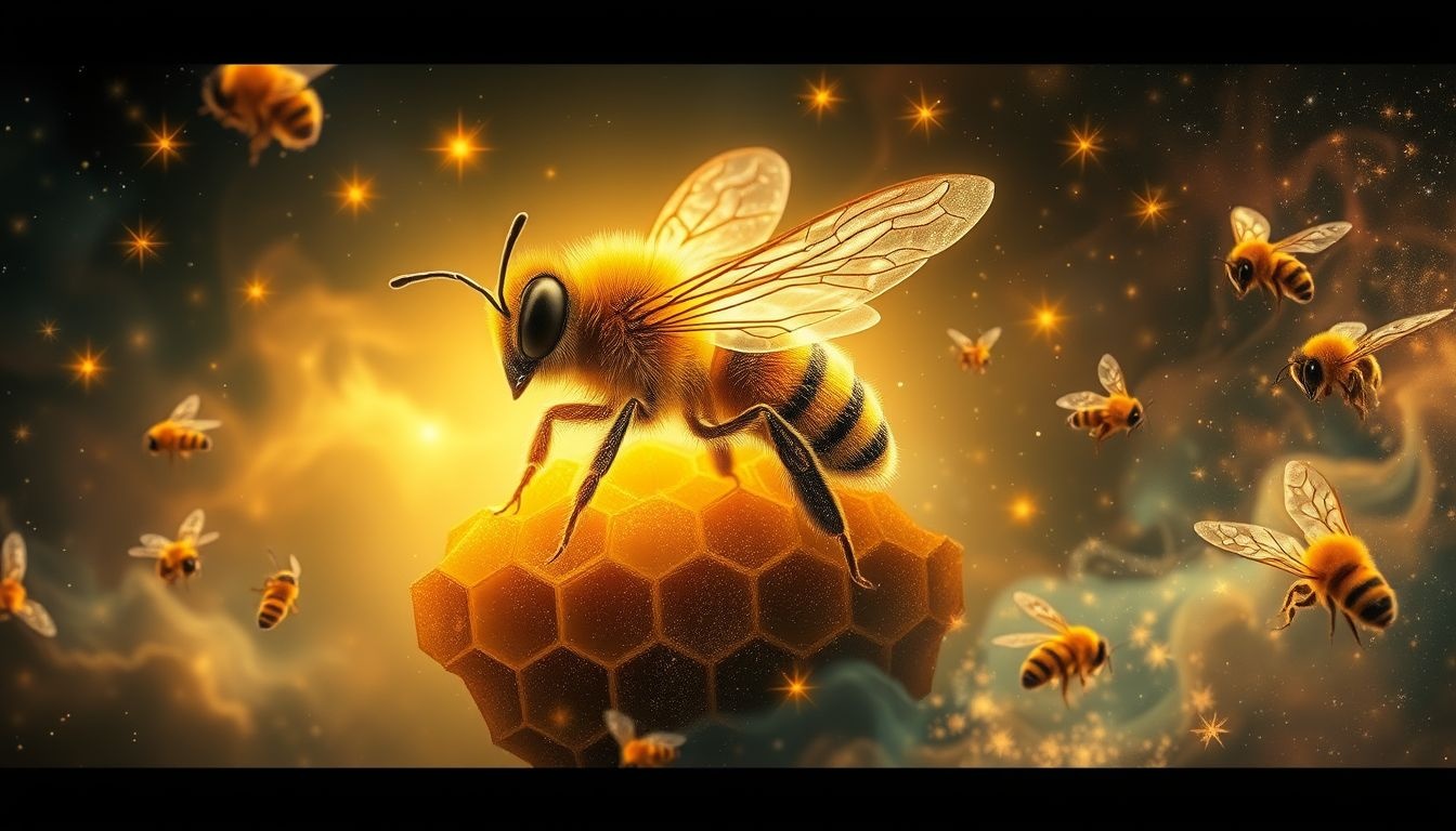 Widzieć królową pszczół symbolizuje władzę i harmonię w rodzinie.