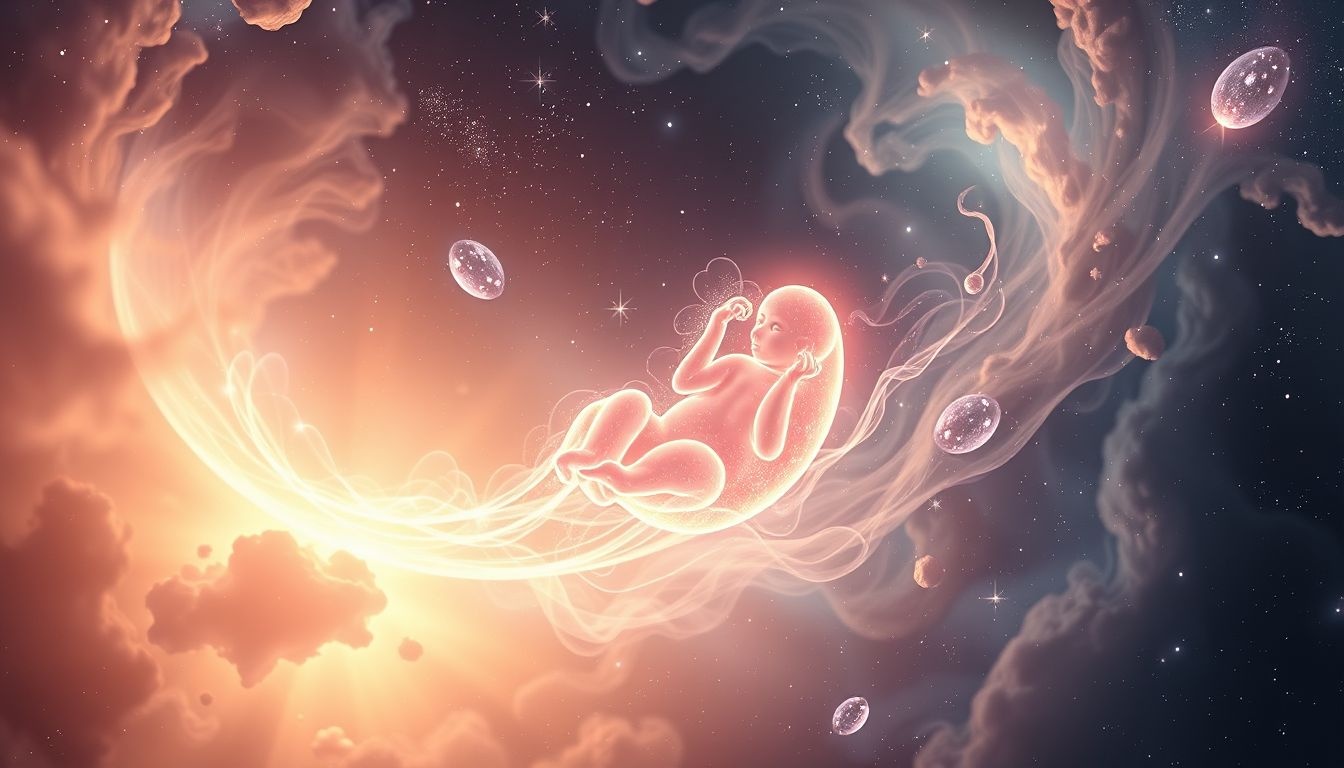 Szybko rozwijający się płód symbolizuje twórczy potencjał i zmiany.
