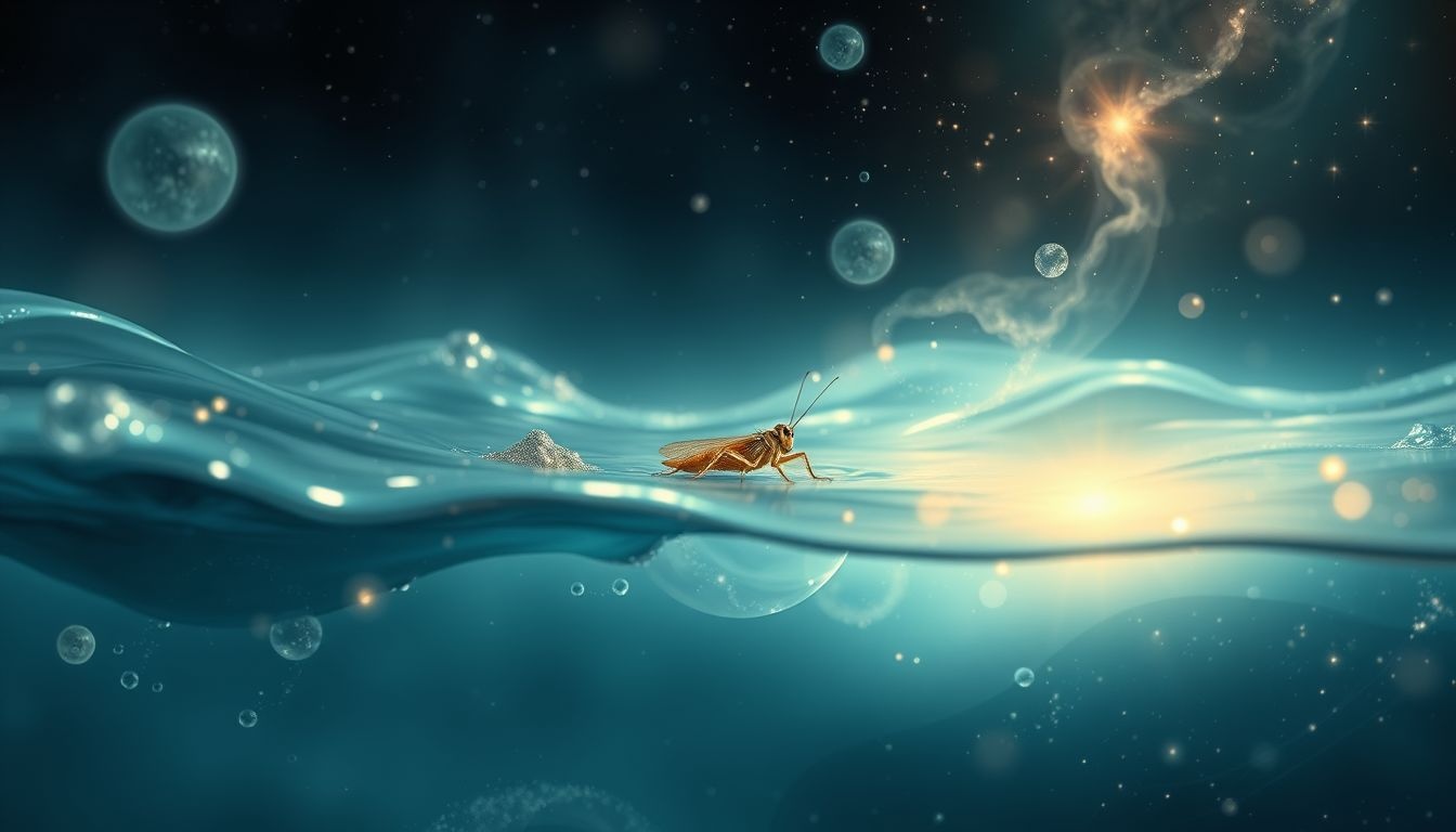 Sen o świerszczu w wodzie symbolizuje skryte emocje i intuicję.