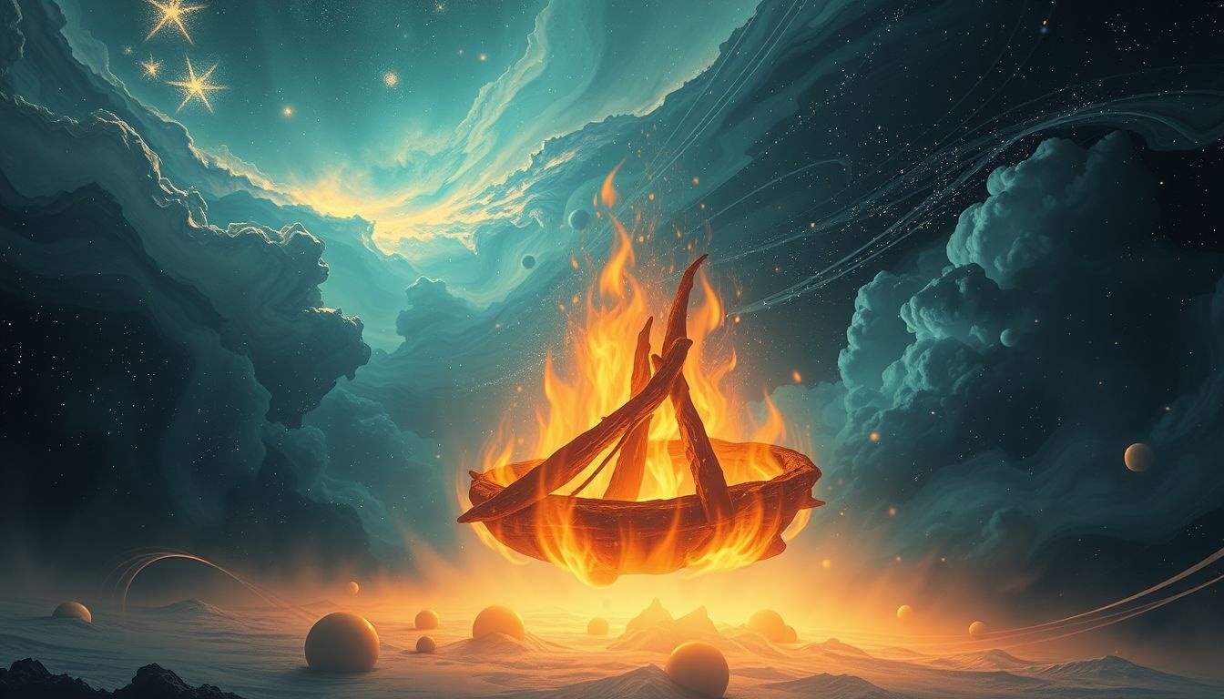 Sen o ruchomym stosie symbolizuje nieustanne przemiany życiowe.