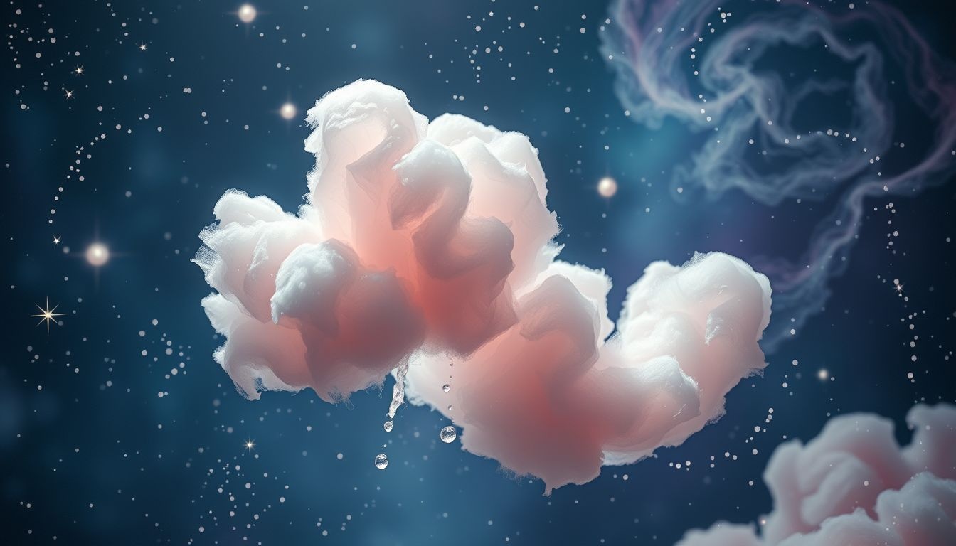 Słona wata cukrowa symbolizuje ukryty smutek i emocjonalne wyzwania.