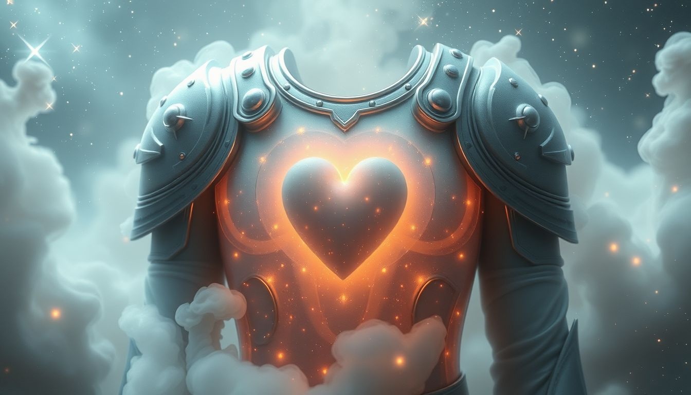 Sen o zbroi symbolizuje ochronę przed emocjonalnym zranieniem.