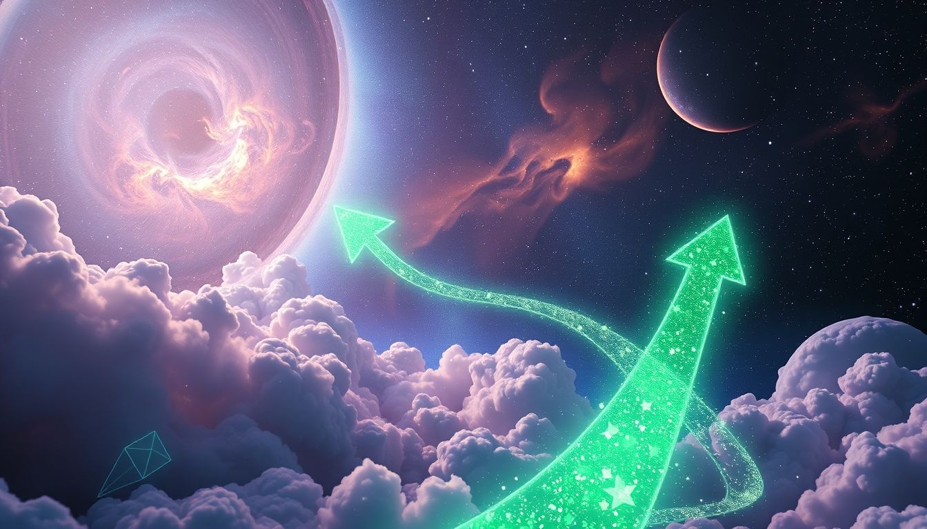 Zielona strzałka we śnie symbolizuje nowe szanse i przełomy.