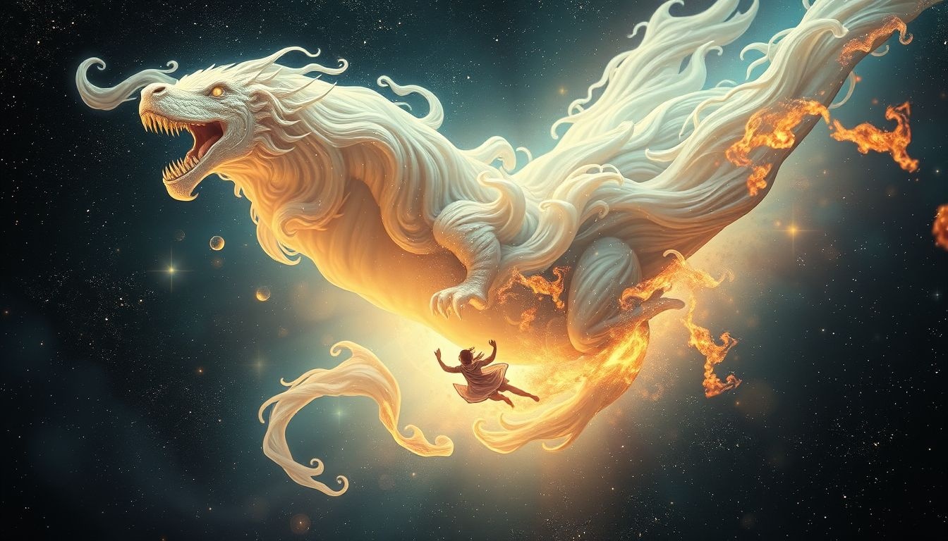 Ucieczka przed zwierzętami symbolizuje unikanie wewnętrznych lęków.