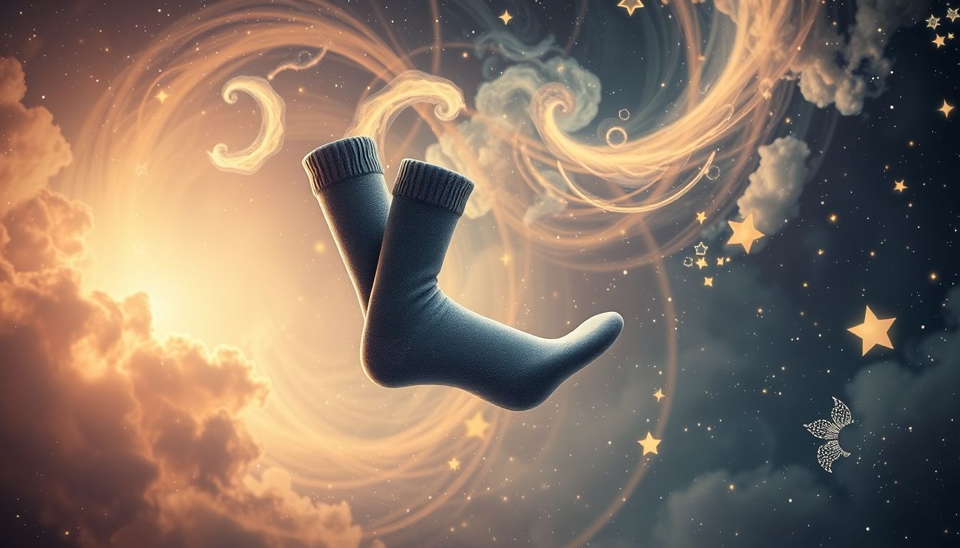 Skarpety z wzorami symbolizują indywidualność i ukryte emocje we śnie.