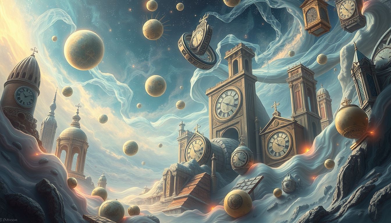 Sny o pomieszaniu czasów ukazują wewnętrzne konflikty i niepewność.