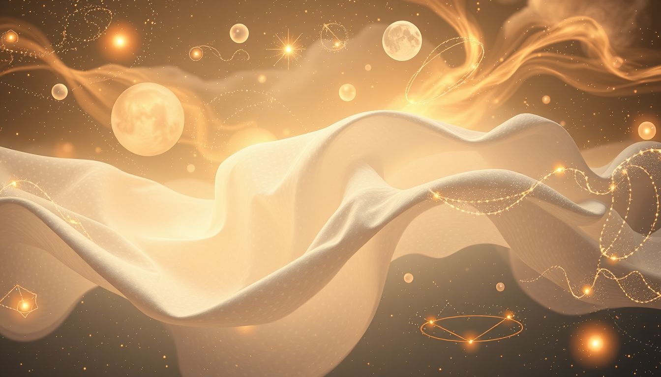 Suknia w kropki symbolizuje radość i dziecięcą beztroskę snu.