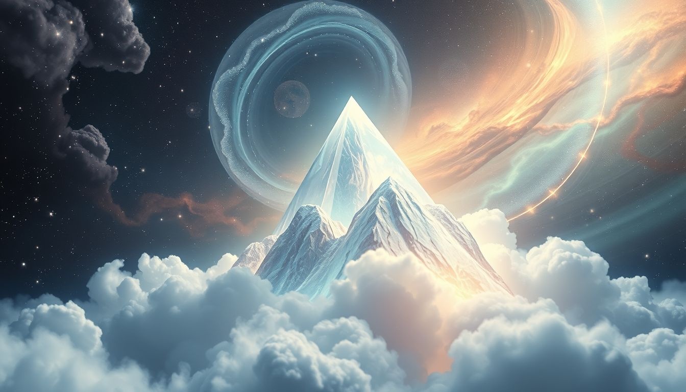 Sny o kryształach górskich symbolizują klarowność i duchową przemianę.
