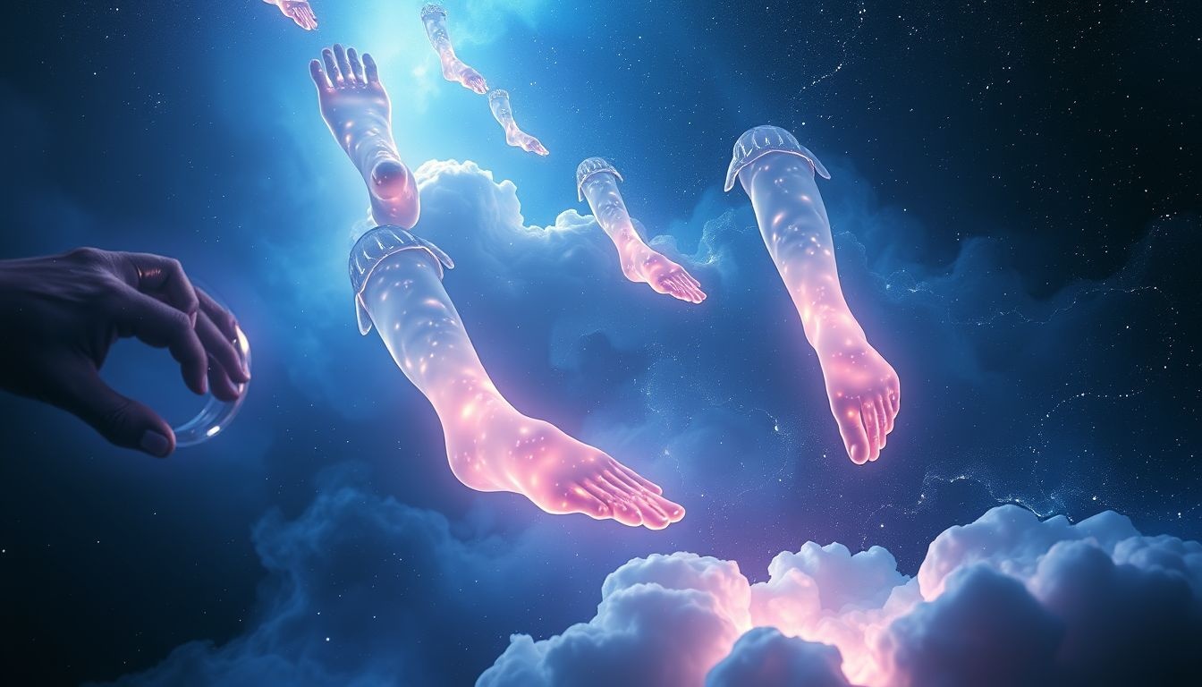 Sny o nogach często symbolizują nasze życiowe wsparcie i kierunek.