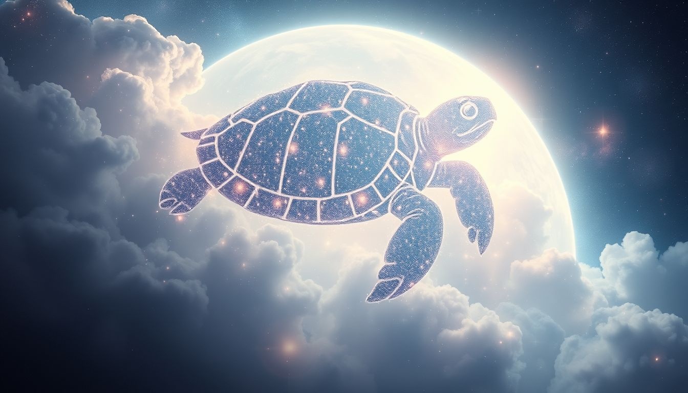Żółw symbolizuje mądrość i ochronę w Twoich snach.