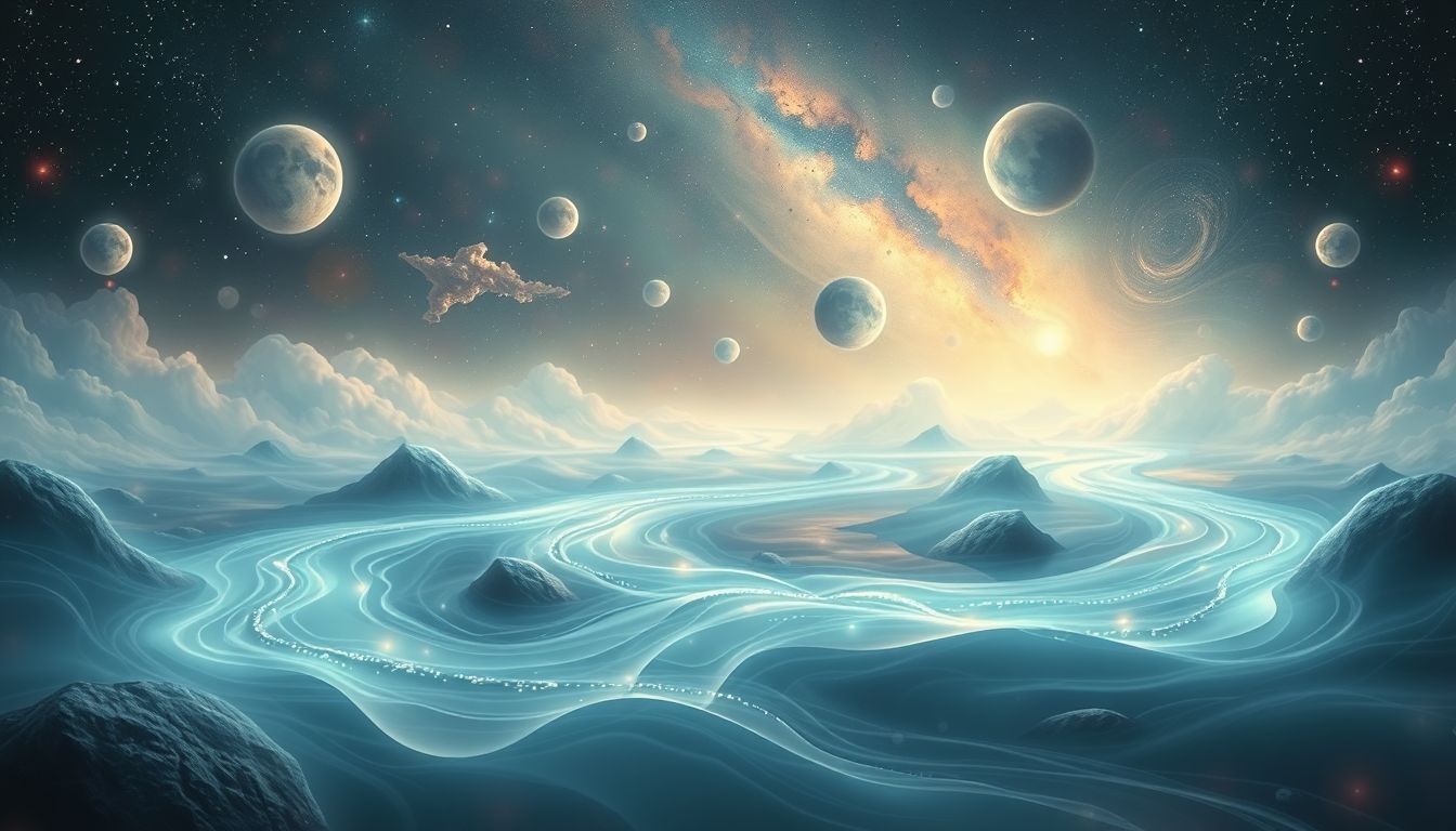 Rzeka symbolizuje płynność emocji i nieuniknione zmiany.