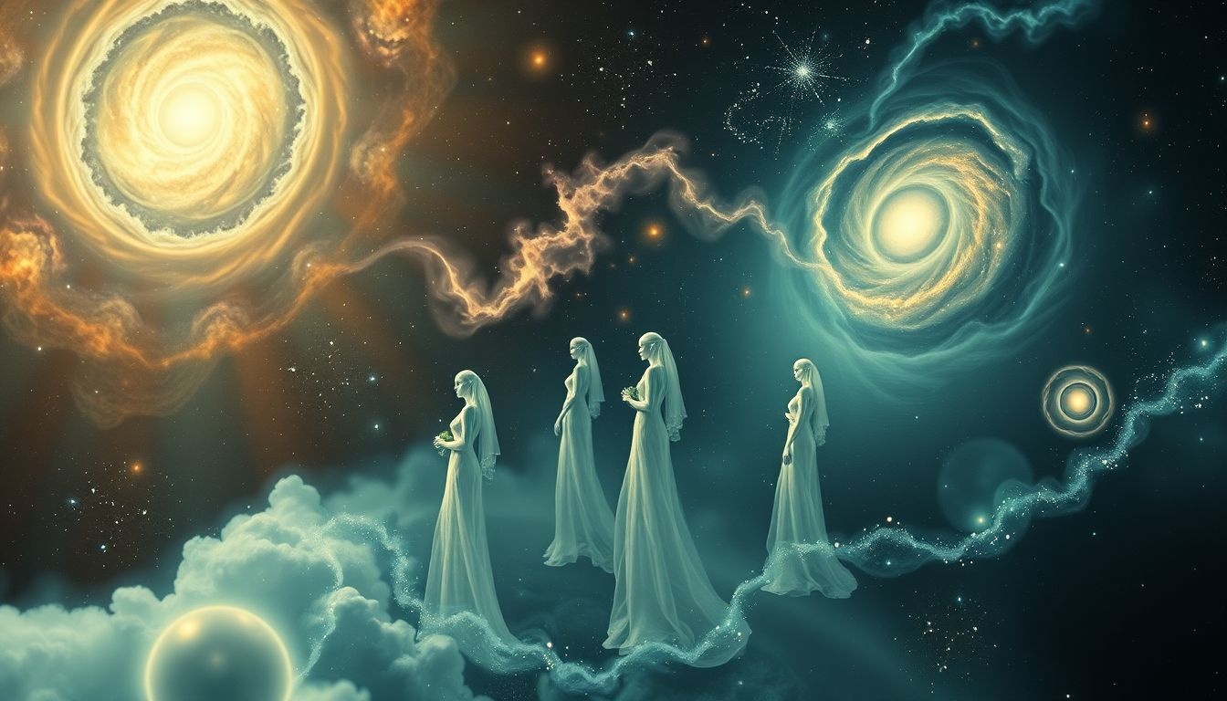 Zmarli goście na weselu symbolizują nierozwiązane problemy z przeszłości.