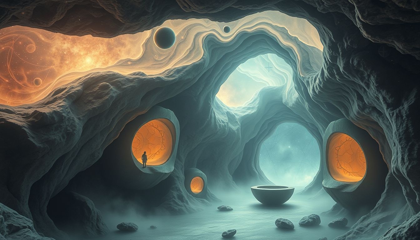 Trupiarnia pod ziemią symbolizuje ukryte lęki i tajemnice umysłu.