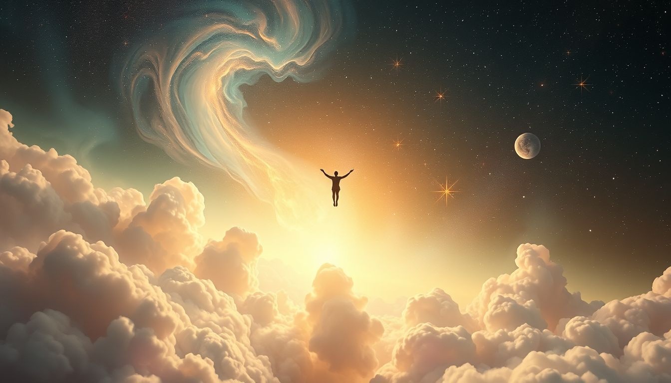 Sen o lataniu symbolizuje wolność i pragnienie ucieczki.