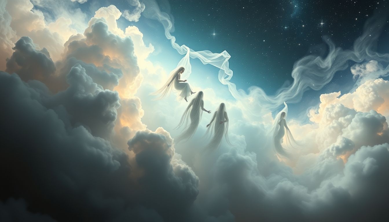 Widok duchów w trupiarni symbolizuje konfrontację z przeszłością.