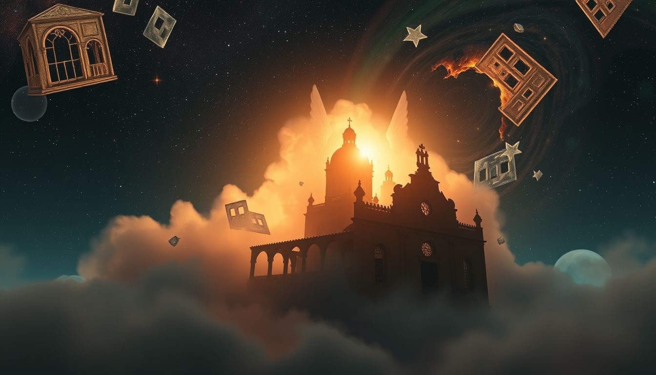 Opuszczona hacjenda symbolizuje utratę dawnych wartości i nadziei.