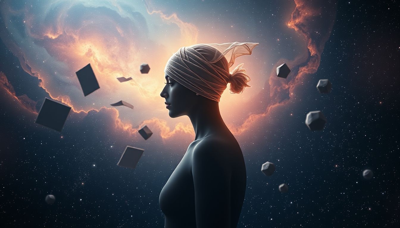 Bandaż na głowie we śnie symbolizuje presję społeczną i oczekiwania.