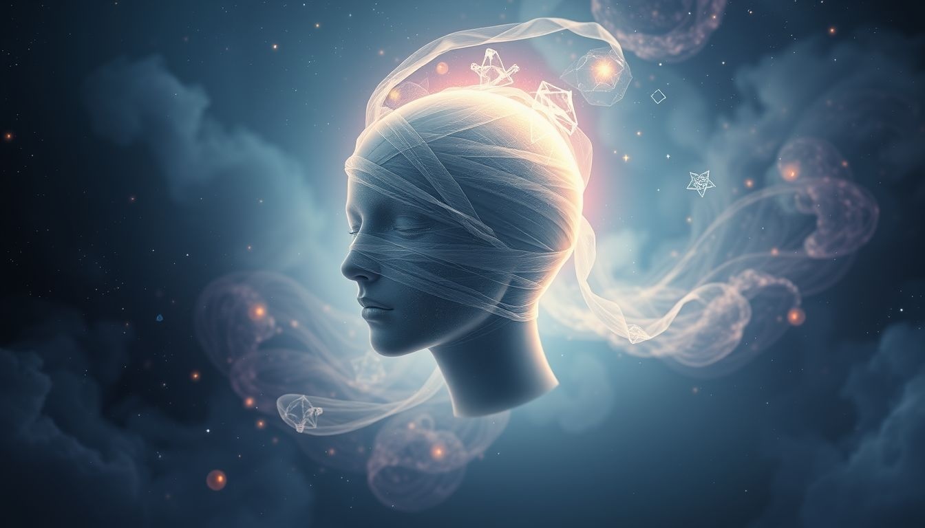 Bandaż na głowie we śnie symbolizuje ukryty ból emocjonalny.