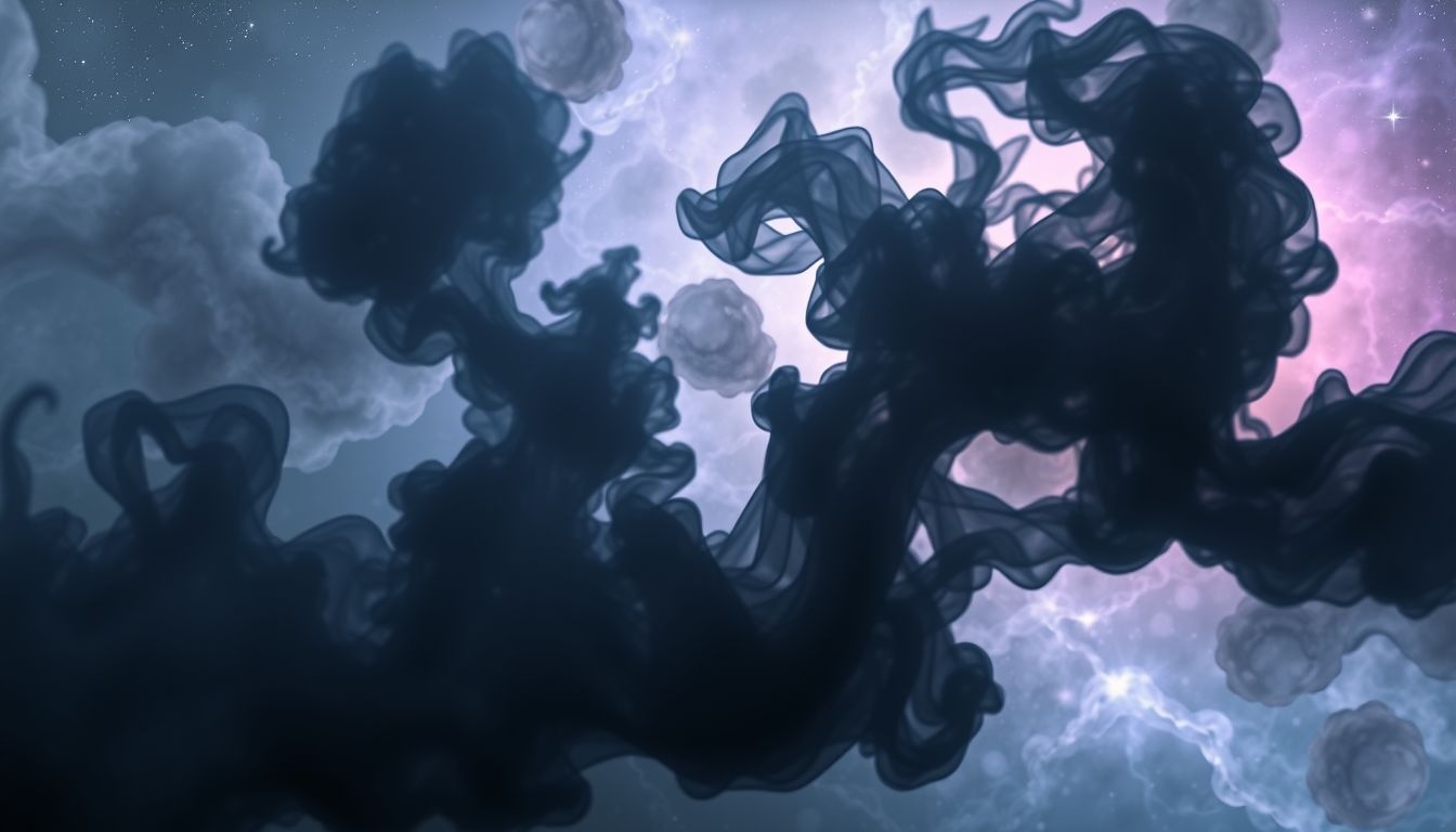 Czarny dym symbolizuje chaos oraz ukryte, niejasne intencje snu.