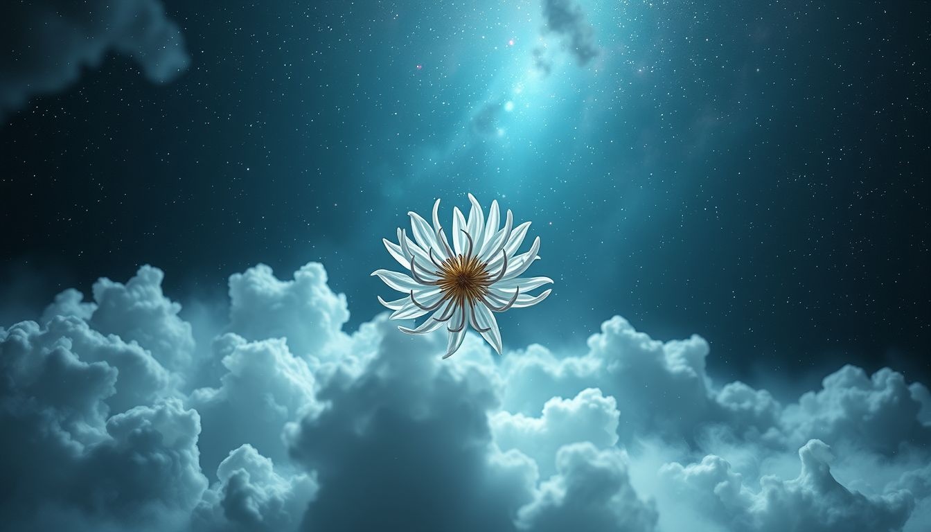 Dalia bez płatków symbolizuje utratę energii i smutek.