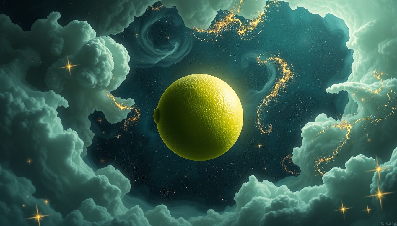 Duża limonka symbolizuje obfitość i nowe możliwości w snach.