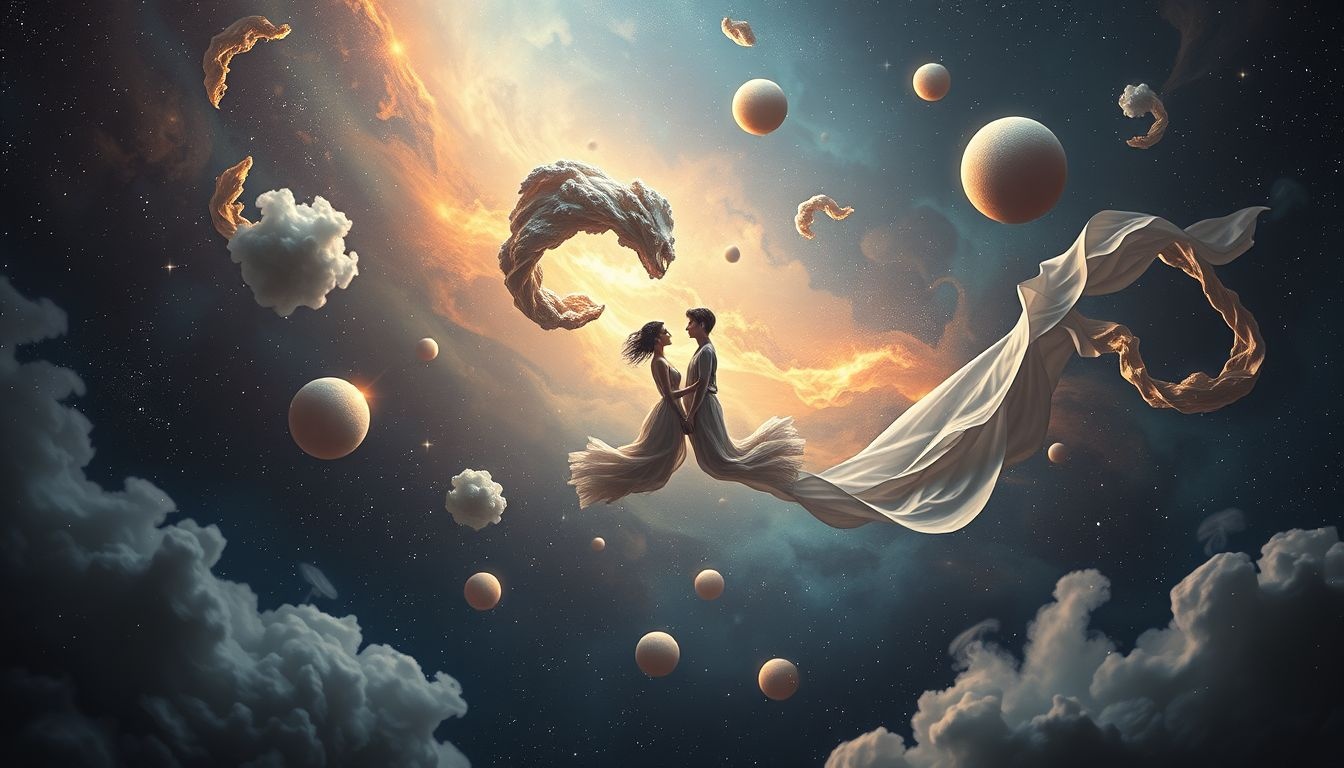 Grawitacja we śnie symbolizuje siłę więzi międzyludzkich.