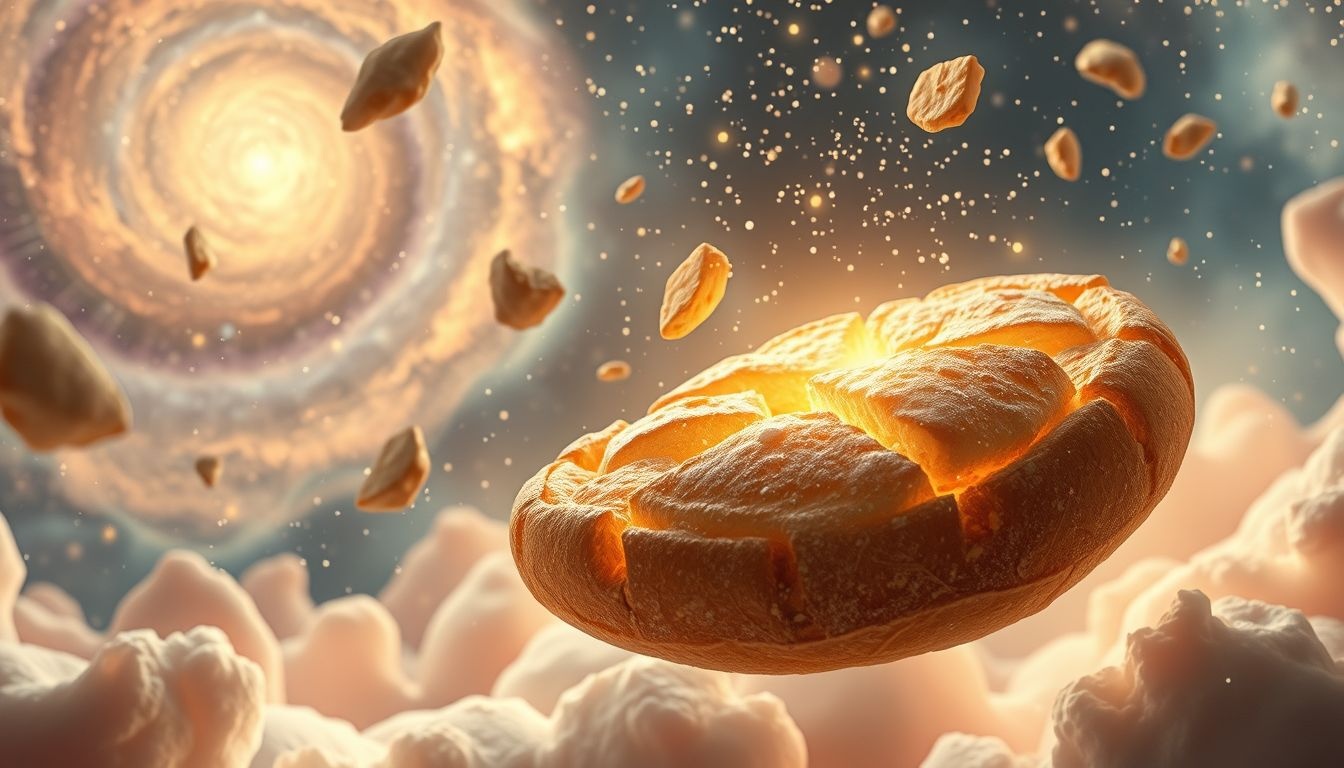 Kawałki chleba we śnie symbolizują obfitość i bezpieczeństwo.