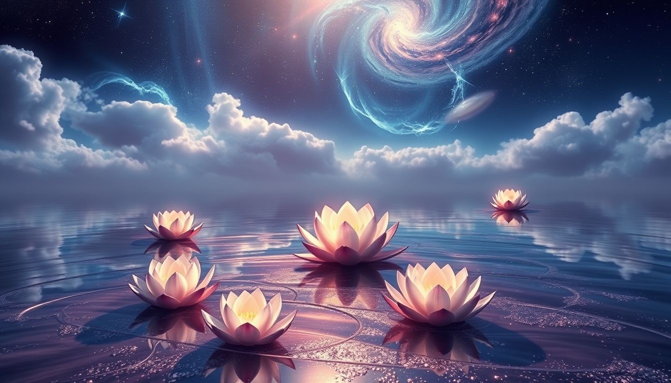 Lotos symbolizuje duchową harmonię i wewnętrzny spokój snu.