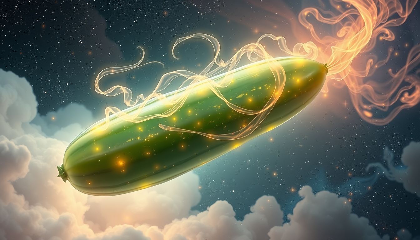 Ogórki z przyprawami symbolizują intensywne emocje i nowe wyzwania.