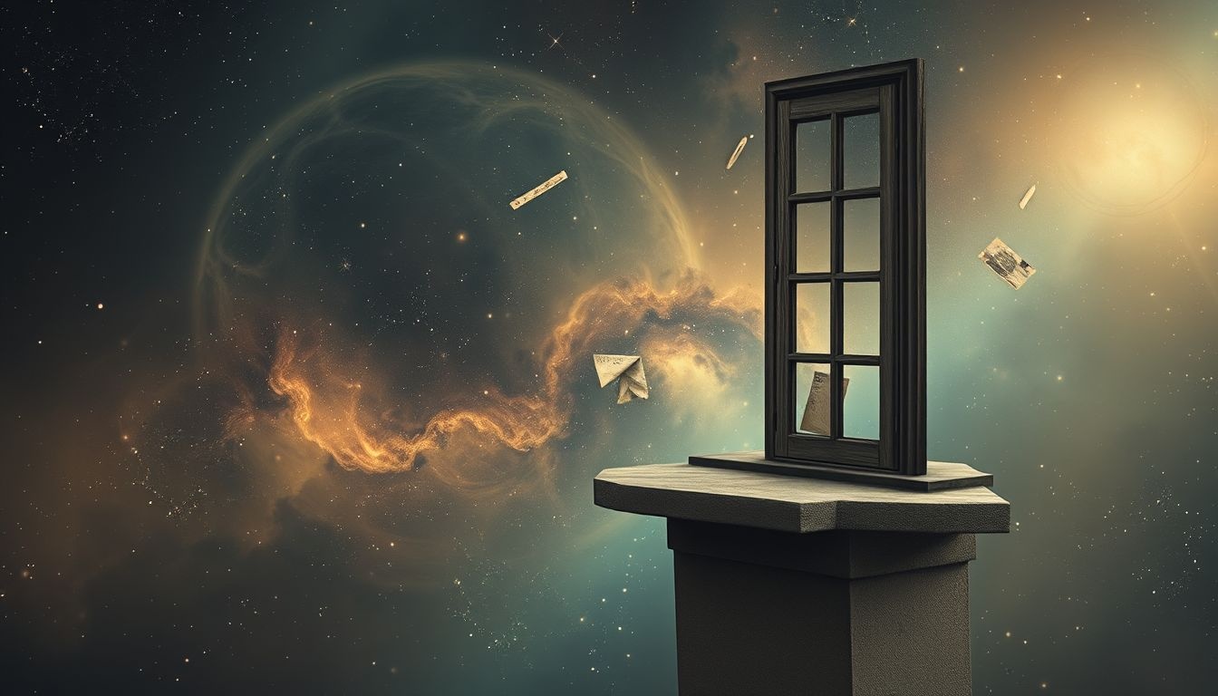 Parapet w starym domu budzi wspomnienia i tęsknotę za przeszłością.