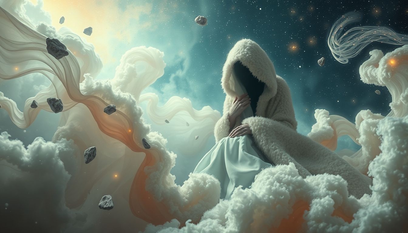 Płaszcz z owczej skóry symbolizuje ukrywanie winy lub wstydu.