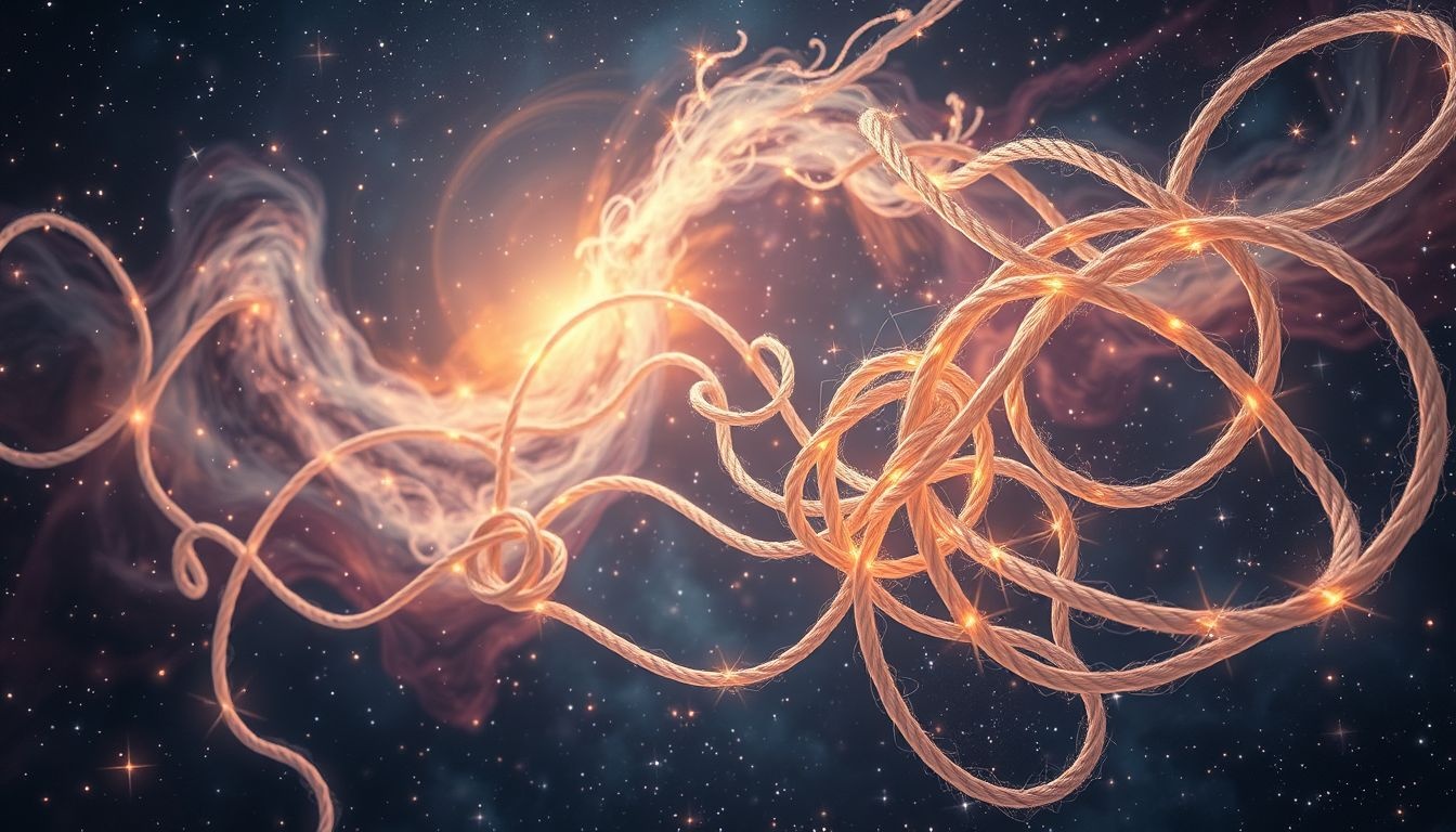 Węzły we śnie symbolizują złożone emocjonalne więzi i ograniczenia.