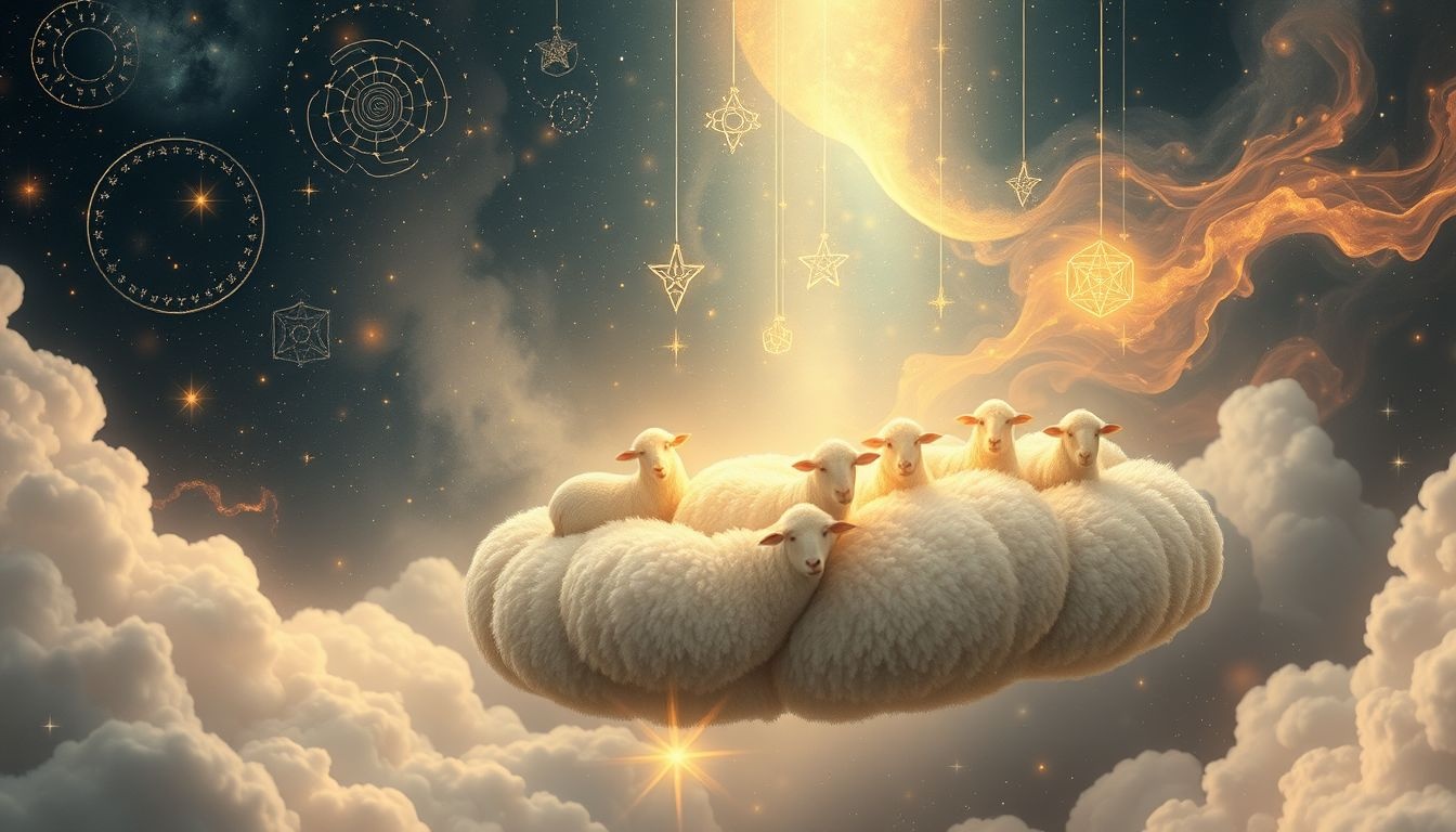 Sen o owczarni latem symbolizuje spokój i obfitość życia.