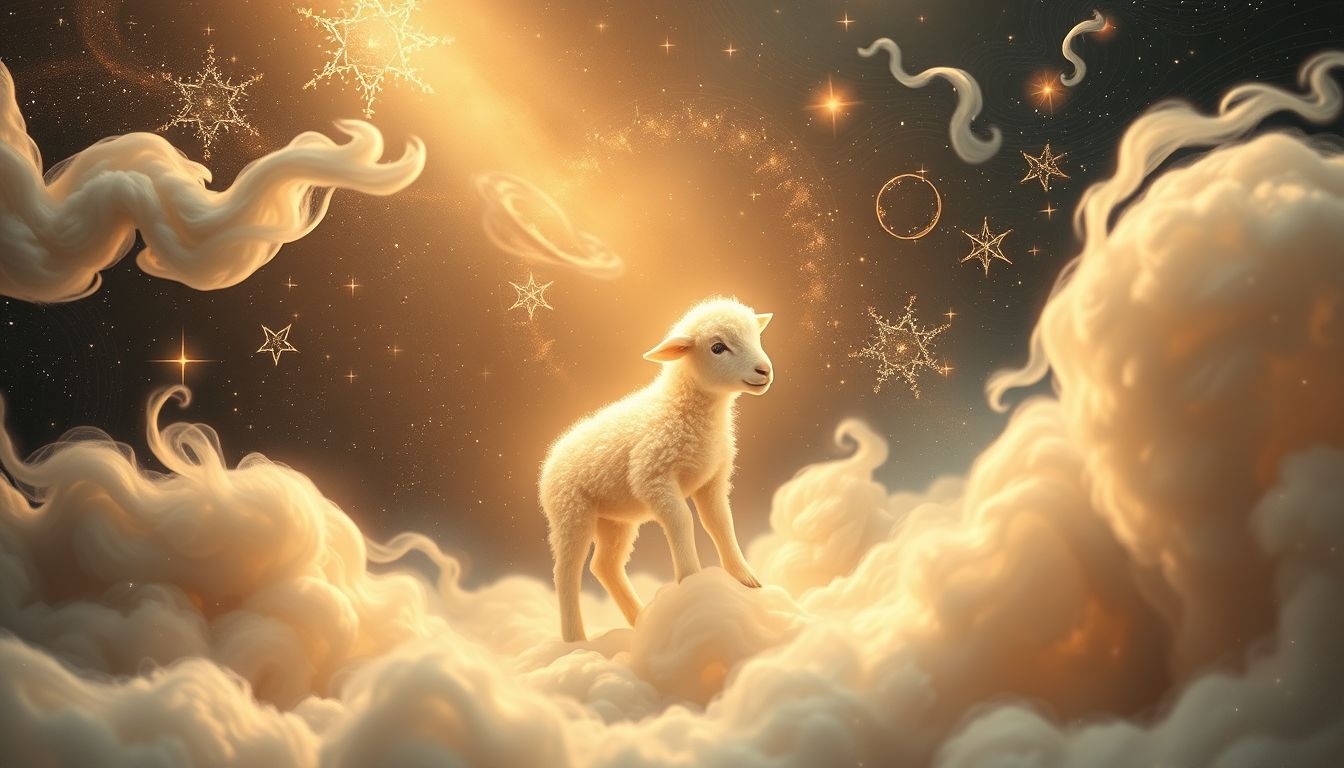 Sen o narodzinach jagnięcia symbolizuje nowy początek i niewinność.