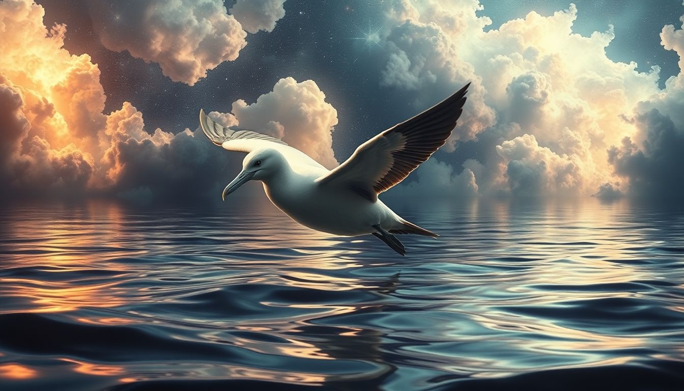 Sen o nurkującym albatrosie symbolizuje głębokie odkrycie siebie.