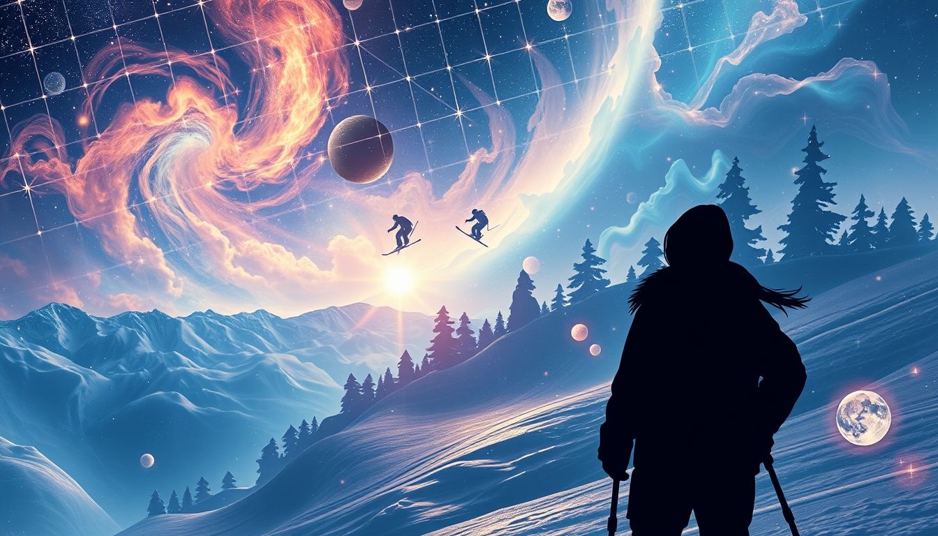 Sen o skokach narciarskich symbolizuje ambicję i rywalizację.